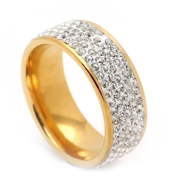 Women / Men Gold Wedding Band - Picture 3 of 15